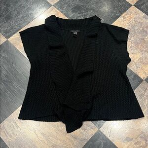 Ashley Stewart Black Sweater Vest Size 18/20W